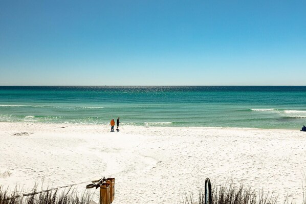Sun-loungers, beach towels