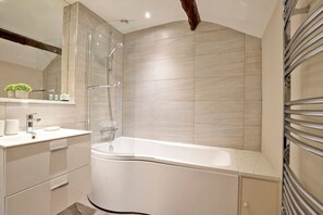 Hair dryer, towels