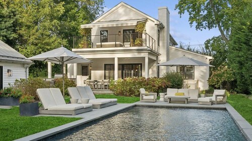 Luxury Resort-Style Retreat in the Heart of Sag Harbor with Heated Pool,...