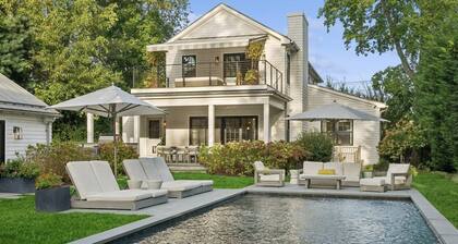 Luxury Resort-Style Retreat in the Heart of Sag Harbor with Heated Pool,...