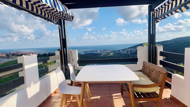 Balcony - Penthouse With Swimming Pool in Manliva (Manilva)