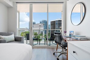 Iron/ironing board, travel crib, WiFi, bed sheets