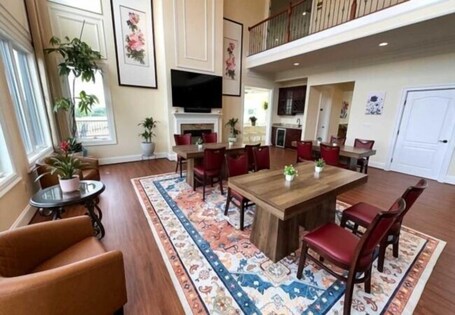 Lobby sitting area