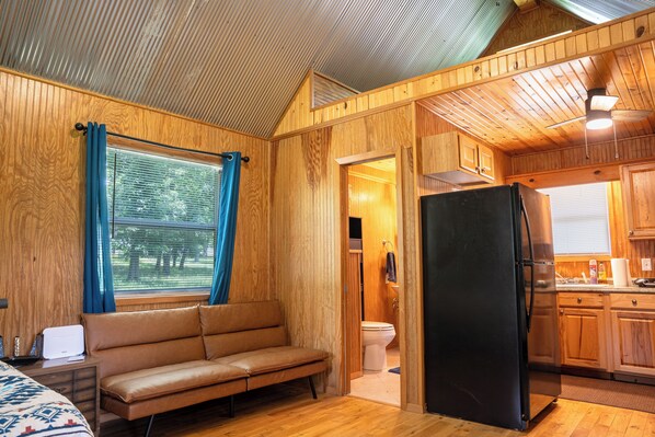 Interior - Private Cabin by Pond (Grove)