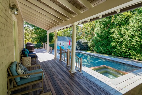 Relax & Unwind: Poolside Martha’s Vineyard Stay