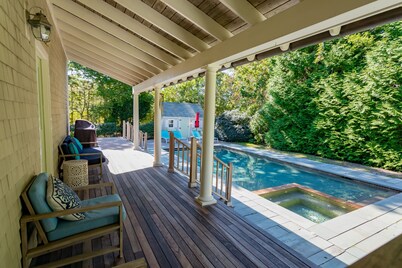 Relax & Unwind: Poolside Martha’s Vineyard Stay