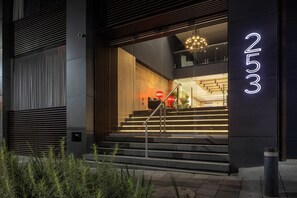 Overnatningsstedets facade