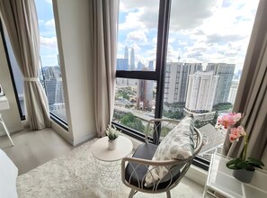 Superior-Studio, 1 Queen-Bett, Stadtblick | Ausblick vom Zimmer