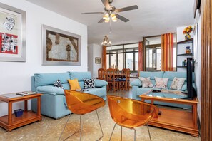 Apartment, City View | Living area - Sunstay Luxe Flat III Mar Torremolinos (Torremolinos)