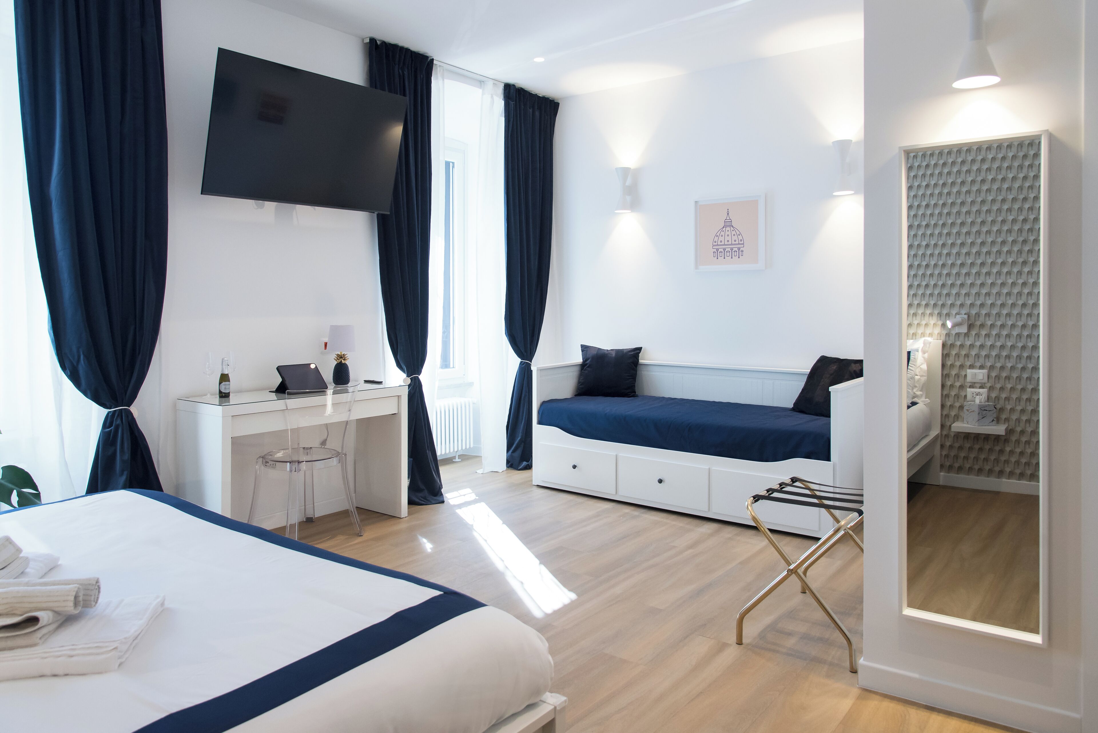 Deluxe-Vierbettzimmer, Stadtblick