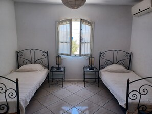 2 habitaciones y ropa de cama 