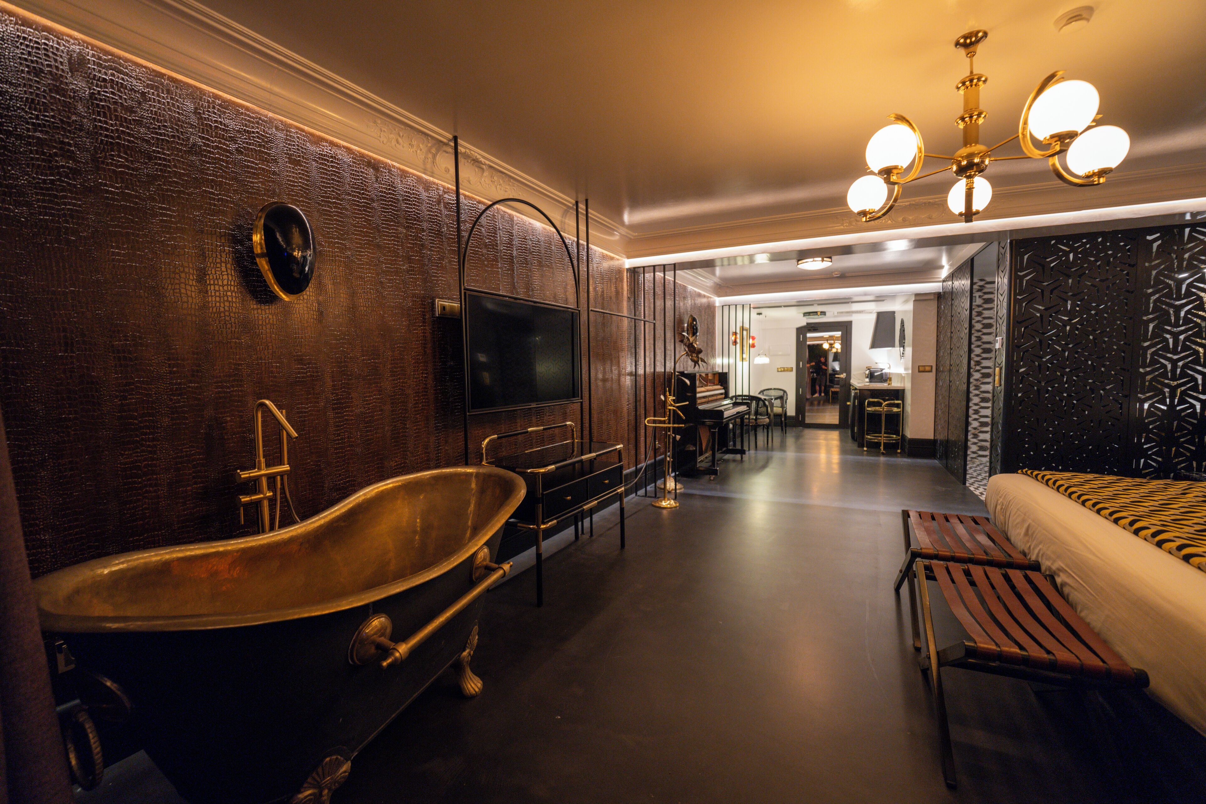 جناح ديلوكس - بشرفة - منظر للحديقة | منطقة المعيشة