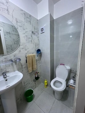 Serviettes fournies, savon, papier toilette
