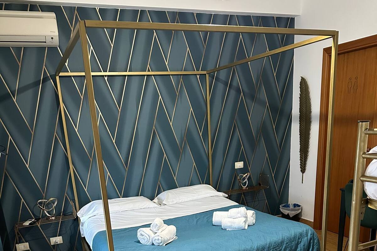 Kamar Quadruple Deluks, balkon, pemandangan laut terbatas | Wi-Fi gratis