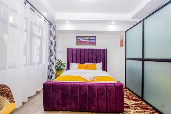 2 slaapkamers, een strijkplank/strijkijzer, wifi, beddengoed