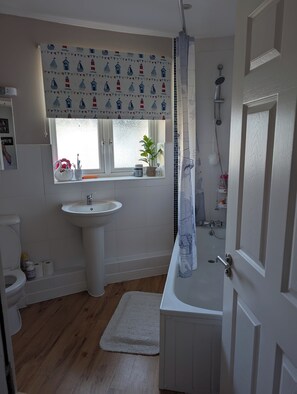 Towels, soap, toilet paper