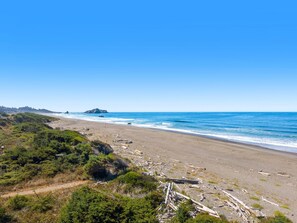 Beach nearby, beach towels
