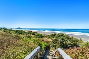 Tæt på stranden, badehåndklæder