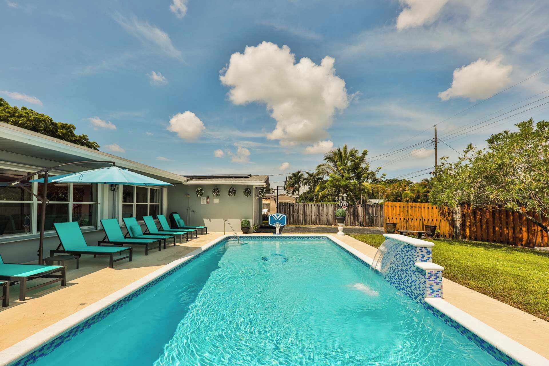 Alberca al aire libre 