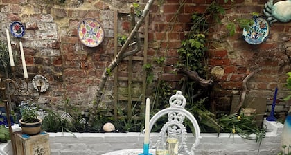 Beautiful Medieval Town House with original beams, log fires & quirky interiors