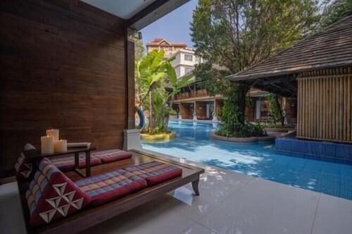 Jinghong Manying Dai Tai Courtyard Villa