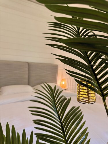 T2 cosy avec mezzanine, piscine & plage à pied
