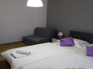 1 habitación, internet y ropa de cama 