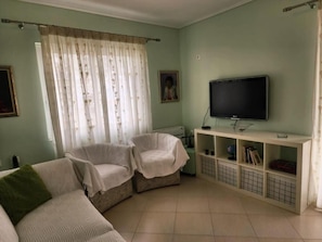 Apartment, 2 Bedrooms, Smoking, Balcony | Living room - Albania Sarand Koder Apartment 2 (Sarandë)
