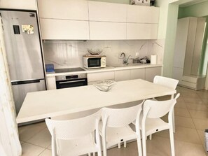 Apartment, 2 Bedrooms, Smoking, Balcony | Dining room - Albania Sarand Koder Apartment 2 (Sarandë)