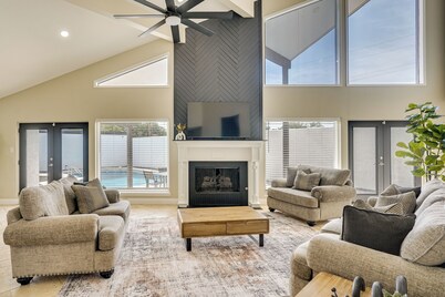 Outdoor Entertainment Area: Spacious Midland Home!