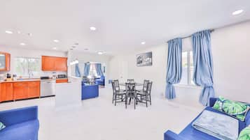 Smart-TV, peis og kontorer