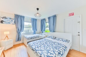 3 chambres, fer et planche à repasser, lit parapluie, Wi-Fi gratuit