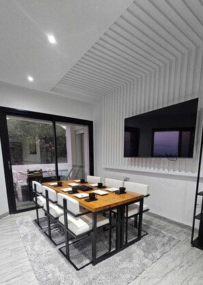 Dining - Villa De Campagne with swimming pool (Somâa)