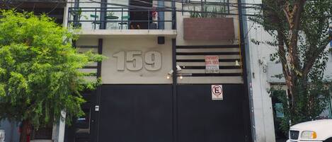 Fassade der Unterkunft