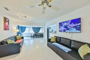 Smart-TV, peis og kontorer