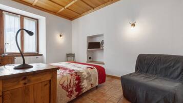 1 habitación y ropa de cama