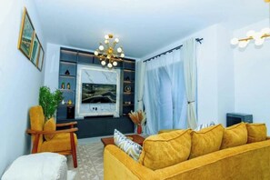 Living area - Lavington, Kilimani One bedroom (Nairobi)