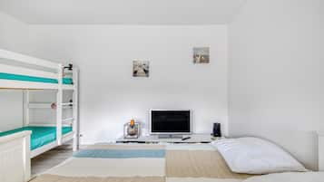 Een strijkplank/strijkijzer, gratis wifi