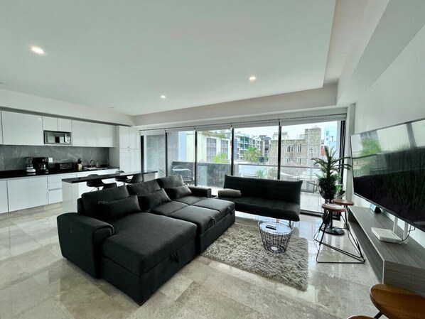 TV - Spectacular views and comfort in Playa del Carmen (Playa del Carmen)