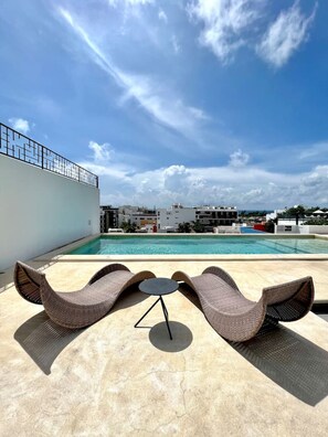Pool - Spectacular views and comfort in Playa del Carmen (Playa del Carmen)