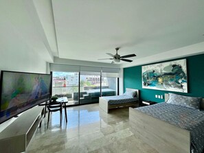 1 Schlafzimmer, Schreibtisch, Bügeleisen/Bügelbrett, WLAN