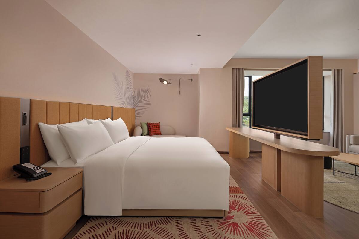 Habitación Deluxe, 1 cama de matrimonio grande con sofá cama | Wifi gratis