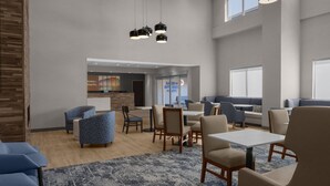 Sitteområde i lobbyen