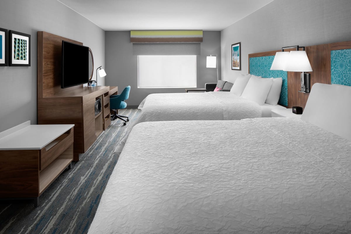 In-room safe, desk, laptop workspace, blackout drapes