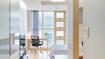 1 多间卧室、熨斗/熨衣板、WiFi、床单