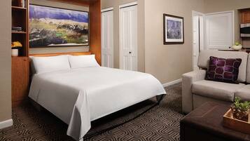 Desk, iron/ironing board, travel cot, WiFi