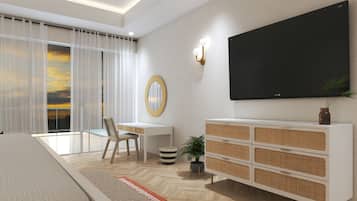 Sapphire Sands Deluxe Beach Front King | Vue sur la plage/lâocĂ©an