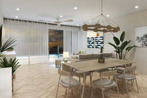 Sapphire Sands One Bedroom Suite Beach Front King | Opções para refeição no quarto