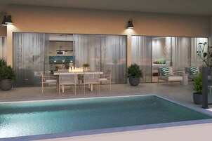 Sapphire Sands One Bedroom Suite Beach Front King with Pool | Piscina particular
