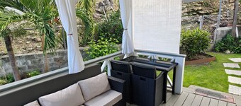 Studio w/seaview. Near Beach. On-site car rental.